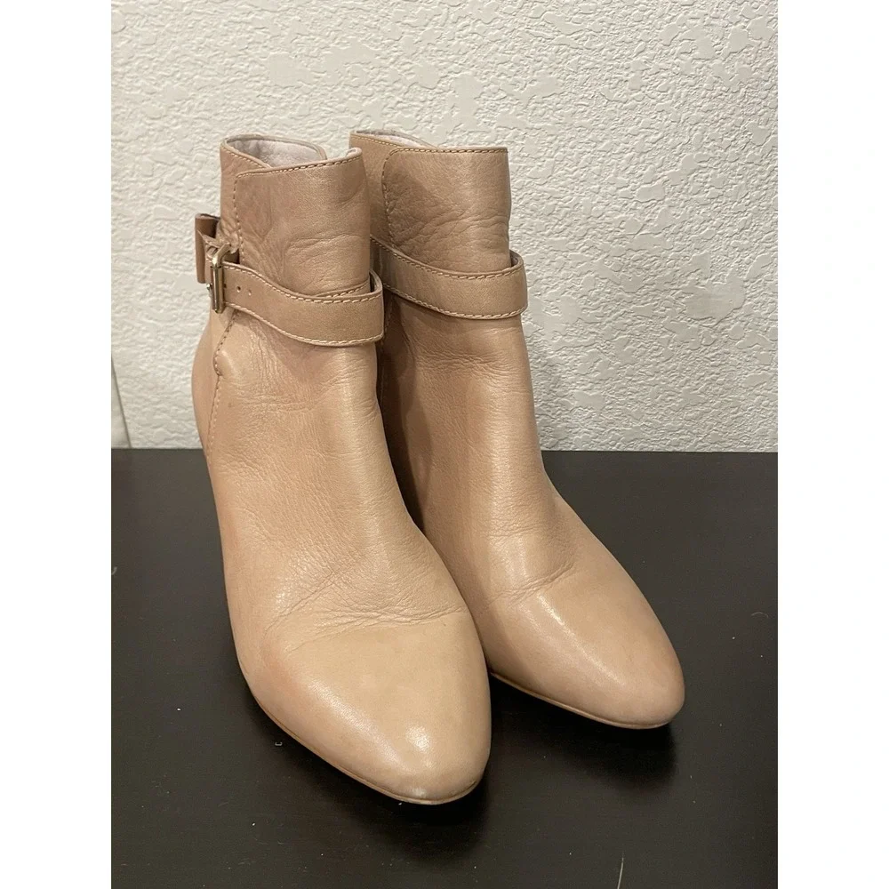 KATE SPADE Ankle Boots Size 10 Shoes Brandi Tan Natural Desert Leather‎ Chelsea